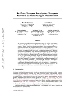 Purifying Shampoo: Investigating Shampoo's Heuristics by Decomposing its Preconditioner