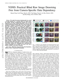 YOND: Practical Blind Raw Image Denoising Free from Camera-Specific Data Dependency
