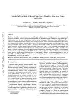 MambaNeXt-YOLO: A Hybrid State Space Model for Real-time Object Detection