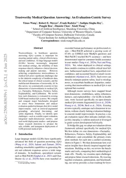 Trustworthy Medical Question Answering: An Evaluation-Centric Survey