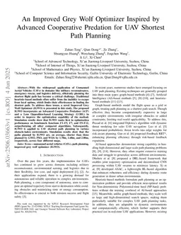 An Improved Grey Wolf Optimizer Inspired by Advanced Cooperative Predation for UAV Shortest Path Planning