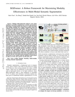 BiXFormer: A Robust Framework for Maximizing Modality Effectiveness in Multi-Modal Semantic Segmentation