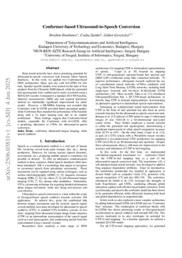 Conformer-based Ultrasound-to-Speech Conversion