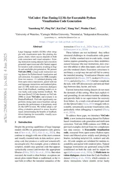 VisCoder: Fine-Tuning LLMs for Executable Python Visualization Code Generation