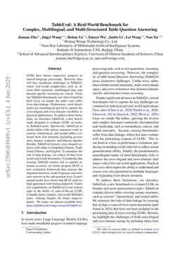 TableEval: A Real-World Benchmark for Complex, Multilingual, and Multi-Structured Table Question Answering