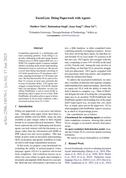 FormGym: Doing Paperwork with Agents