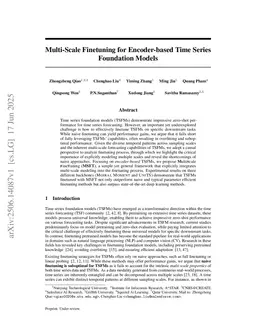 Multi-Scale Finetuning for Encoder-based Time Series Foundation Models
