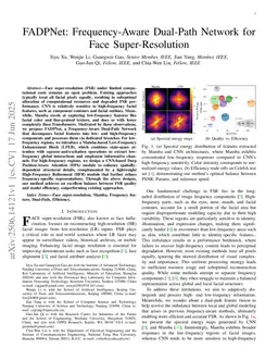 FADPNet: Frequency-Aware Dual-Path Network for Face Super-Resolution