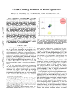 KDMOS:Knowledge Distillation for Motion Segmentation
