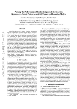 Pushing the Performance of Synthetic Speech Detection with Kolmogorov-Arnold Networks and Self-Supervised Learning Models