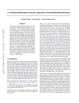 A Variational Information Theoretic Approach to Out-of-Distribution Detection