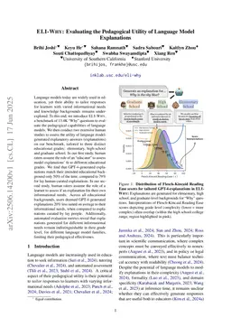 ELI-Why: Evaluating the Pedagogical Utility of Language Model Explanations