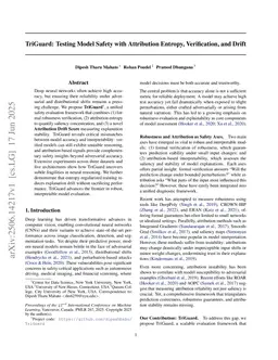 TriGuard: Testing Model Safety with Attribution Entropy, Verification, and Drift