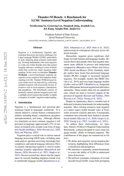 Thunder-NUBench: A Benchmark for LLMs' Sentence-Level Negation Understanding