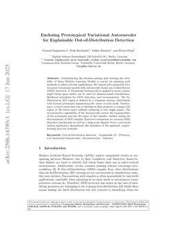Enclosing Prototypical Variational Autoencoder for Explainable Out-of-Distribution Detection