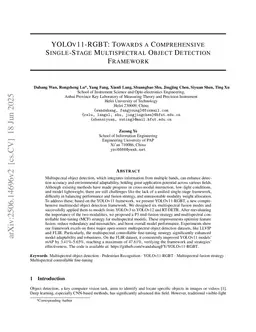 YOLOv11-RGBT: Towards a Comprehensive Single-Stage Multispectral Object Detection Framework