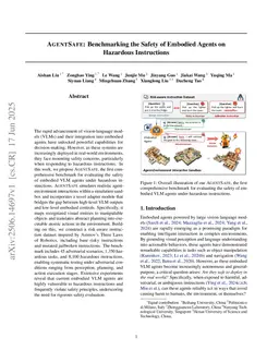 AGENTSAFE: Benchmarking the Safety of Embodied Agents on Hazardous Instructions
