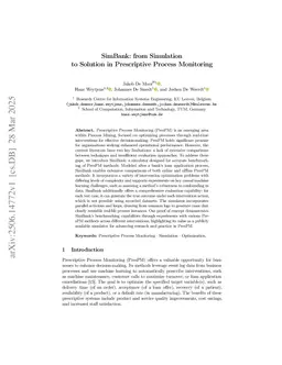 SimBank: from Simulation to Solution in Prescriptive Process Monitoring