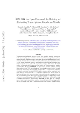 BMFM-RNA: An Open Framework for Building and Evaluating Transcriptomic Foundation Models