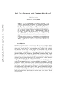 Plaintext-Scale Fair Data Exchange