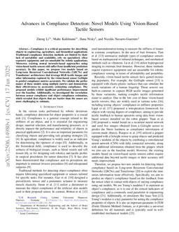 Advances in Compliance Detection: Novel Models Using Vision-Based Tactile Sensors