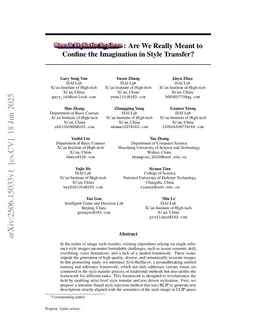 Break Stylistic Sophon: Are We Really Meant to Confine the Imagination in Style Transfer?