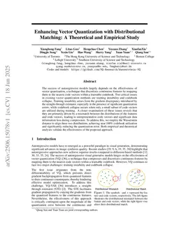 Enhancing Vector Quantization with Distributional Matching: A Theoretical and Empirical Study
