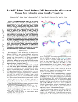 RA-NeRF: Robust Neural Radiance Field Reconstruction with Accurate Camera Pose Estimation under Complex Trajectories