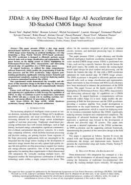 J3DAI: A tiny DNN-Based Edge AI Accelerator for 3D-Stacked CMOS Image Sensor