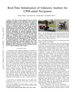 Real-Time Initialization of Unknown Anchors for UWB-aided Navigation