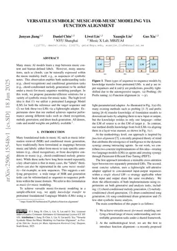 Versatile Symbolic Music-for-Music Modeling via Function Alignment