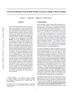 Control and Realism: Best of Both Worlds in Layout-to-Image without Training