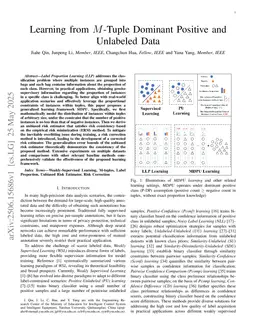 Learning from M-Tuple Dominant Positive and Unlabeled Data