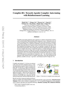 Compiler-R1: Towards Agentic Compiler Auto-tuning with Reinforcement Learning