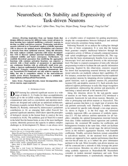 NeuronSeek: On Stability and Expressivity of Task-driven Neurons