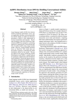 daDPO: Distribution-Aware DPO for Distilling Conversational Abilities