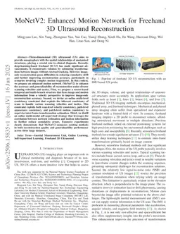 MoNetV2: Enhanced Motion Network for Freehand 3D Ultrasound Reconstruction