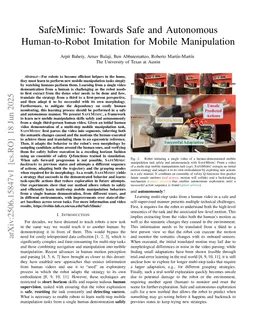 SafeMimic: Towards Safe and Autonomous Human-to-Robot Imitation for Mobile Manipulation