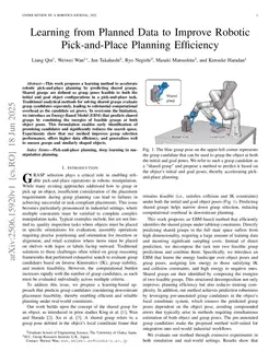Learning from Planned Data to Improve Robotic Pick-and-Place Planning Efficiency