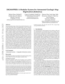 DIGMAPPER: A Modular System for Automated Geologic Map Digitization