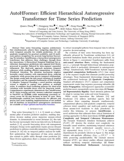 AutoHFormer: Efficient Hierarchical Autoregressive Transformer for Time Series Prediction