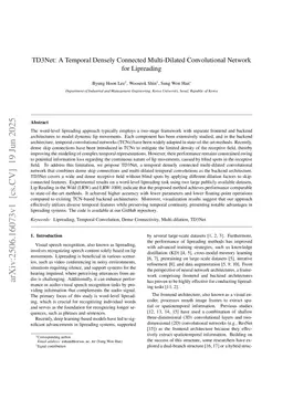 TD3Net: A temporal densely connected multi-dilated convolutional network for lipreading