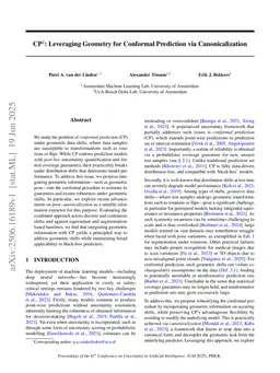 CP$^2$: Leveraging Geometry for Conformal Prediction via Canonicalization