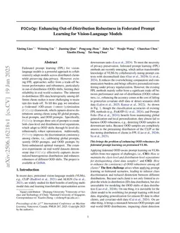 FOCoOp: Enhancing Out-of-Distribution Robustness in Federated Prompt Learning for Vision-Language Models