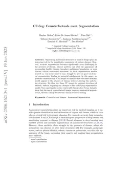 CF-Seg: Counterfactuals meet Segmentation