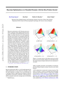 Bayesian Optimization over Bounded Domains with the Beta Product Kernel