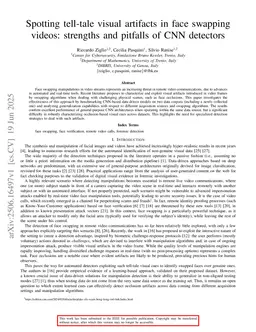 Spotting tell-tale visual artifacts in face swapping videos: strengths and pitfalls of CNN detectors
