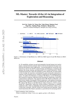 ML-Master: Towards AI-for-AI via Integration of Exploration and Reasoning
