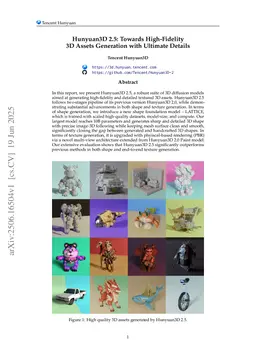 Hunyuan3D 2.5: Towards High-Fidelity 3D Assets Generation with Ultimate Details