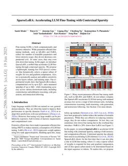 SparseLoRA: Accelerating LLM Fine-Tuning with Contextual Sparsity